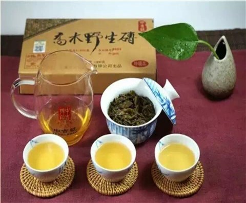 中吉號(hào)古樹茶 - 喬木野生磚2015